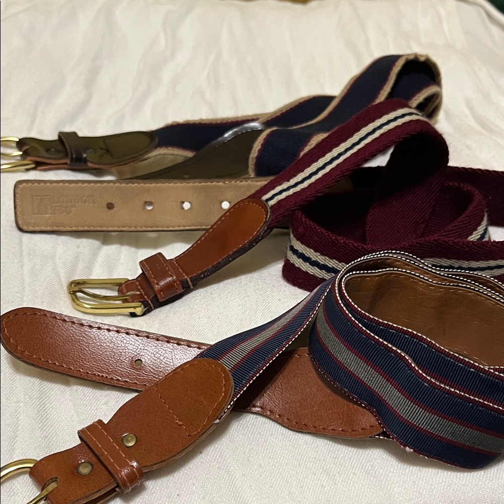 Stylish Brown and Blue Men's-women’s belt authentic leather, by London fogs